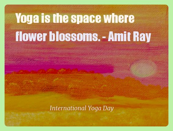  International Yoga Day Picture Quote